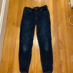 Pilcro & the letterpress high rise denim leggings